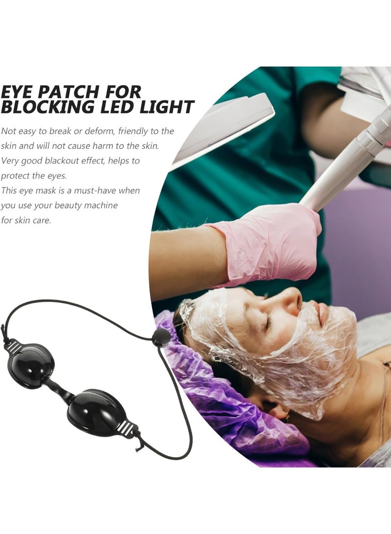 CLENEA 1 Set beauty eye mask eye protection glasses black glasses protective glasses shot glasses disposable sunbathing eye patch light goggle skin pu Facial mask - Image 4